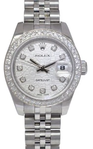 Rolex Datejust Steel & 18k Gold Jubilee Diamond Dial/Bezel Ladies Watch Z 179174 - Picture 1 of 11