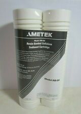 Ametek RB-25 Resin-Bonded Cellulose Sediment Filter Cartridge 2 Pack 