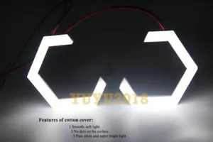cotton white hexagon halo 86MM 3.39inch LED angel eye Demon eyes-2piece - Bild 1 von 12