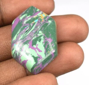 Brazilian Multi-Color Turquoise Natural Gemstone Mix Cabochon Certified - Picture 1 of 23