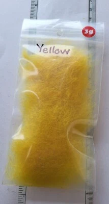 Seal Dubbing "Nuevo bolso más grande 3g" color: Amarillo Clásico Salmón y Streamer Foto 1 de 2