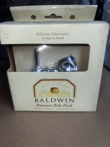 Baldwin Premium Robe Hook Laguna Polished Chrome 3545-260 New Sealed - Picture 1 of 6