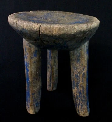Art Africain - Tabouret Lobi Ancien & Usuel - Antique African Stool - 24 Cms - Photo 1/4