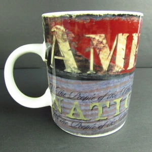America One Nation Under God We The People US Constitution Coffee Mug Patriotic - Picture 1 of 11