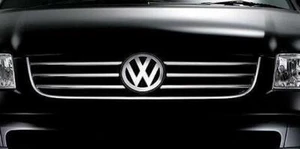 VW T5 Caravelle Multivan CHROME GRILLE BARS - 03-10 - Picture 1 of 2