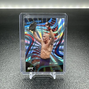 2023 Panini UFC Chronicles Georges St. Pierre Revolution Sunburst /99 - Picture 1 of 3