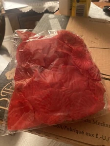 300 Rose Petals In Red About 1/2 Of The Bag Has Been Used - Picture 1 of 1