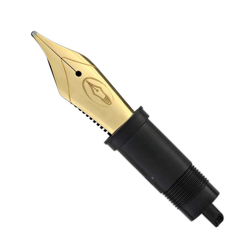 Plumín de punta fina de repuesto Edison #6 acero dorado - NUEVO Foto 1 de 1