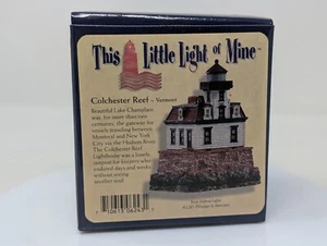 Mini Lighthouse w/BOX - This Little Light Of Mine - Colchester Reef, VT - #LL243 - Picture 1 of 7