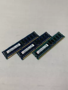 Hynix 12GB Kit 3x4GB 1Rx4 PC3L-10600R-9-12-C2 HMT351R7CFR4A-H9 T8 AD Server Ram - Picture 1 of 7