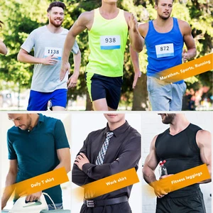 20 Pair Men Nipple Cover Non Woven Cloth Chafing Prevention Nipple Protector - Picture 1 of 18