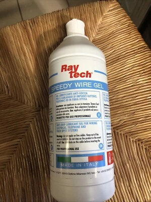 GEL LUBRIFICANTE ANTIGOCCIA CABLAGGIO IMPIANTI ELETTRICI RAYTECH SPEEDY WIRE 1Lt - Immagine 1 di 2