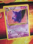 PL (Unlimited) Pokemon GENGAR Card FOSSIL Set 20/62 WOTC Non-Holo Rare PLAYED