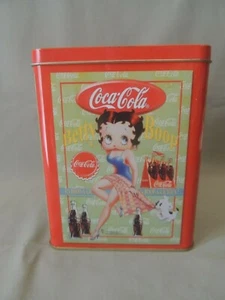 Coca- Cola collectible metal box Betty Boop Cartexpo Edition B - Picture 1 of 9