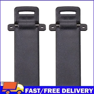 2Pcs Walkie Talkie Spare Back Belt Clip for 2-way Radio UV5R - Zdjęcie 1 z 10