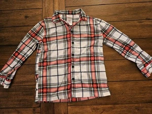 Wondershop Kids Size 8 Flannel Plaid Pajama Top  - Picture 1 of 4
