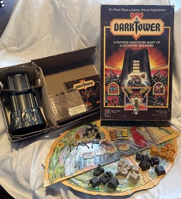 Vintage Dark Tower Board Game 1981 Milton Bradley Complete Working Read Descript - Image 1 of 4