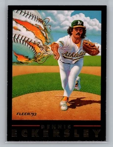 1993 Fleer Dennis Eckersley Oakland Athletics Pro-Visions #2 10055 - Picture 1 of 2