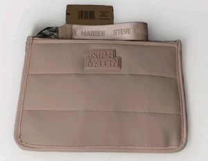 Bracciale Steve Madden Harley trapuntato con logo - rosa nuovo con etichetta - Foto 1 di 5
