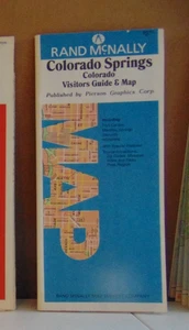 1989 Rand McNally Besucherführer und Straßenkarte von Colorado Springs, Colorado - Bild 1 von 1