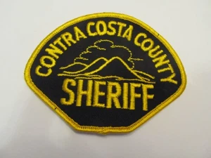 Patch sceriffo California Contra Costa Co vecchio panno formaggio - Foto 1 di 1