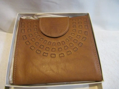 Vintage Princess Gardner Wallet Full Grain Cowhide In Original Box Folded 5"X 4" - Image 1 of 4