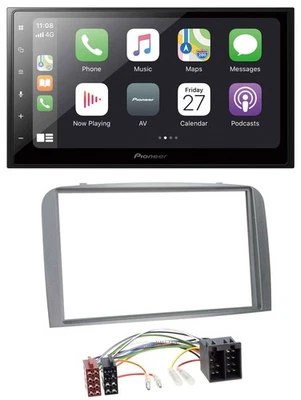 Pioneer MP3 Bluetooth DAB 2DIN USB Autoradio für Alfa Romeo 147 GT 00-10 silber - Bild 1 von 4