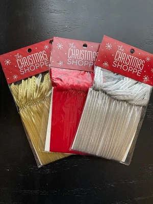 THE CHRISTMAS SHOPPE Ribbon Ornament Hangers