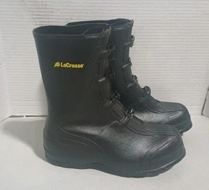 Lacrosse Men's Z Series Overshoe 11" Rubber Waterproof Plain Toe Boots Size 11 - Picture 1 of 12