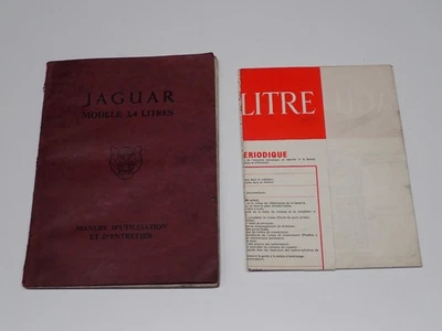 JAGUAR MODELE 3.4 LITRES MANUEL D'UTILISATION ET D'ENTRETIEN CON ALLEGATO - Immagine 1 di 4