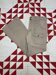 Vintage 70s Levi's Bush Pants Beige Pique Talon Zipper 32x29" As Is - Picture 1 of 15