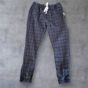 Pantalones de pijama de franela a cuadros Abercrombie & Fitch A&F multicolor talla L - Imagen 1 de 4