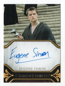Game of Thrones Legends of the Realm Autogramm Eugene Simon als Lancel Lannister - Bild 1 von 3