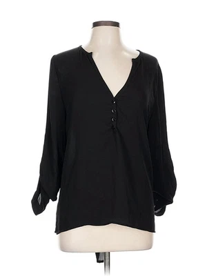 Blusa Town Cat para mujer negra manga 3/4 L Foto 1 de 4