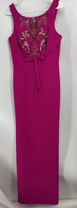 NWT SACHIN & BABI Sz 4 Somerset Gown In Fuchsia New With Tags - Picture 1 of 8
