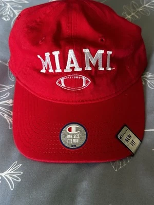 Miami Red Hawks Men’s Baseball Cap OSFA by Champion NWT - Image 1 of 2