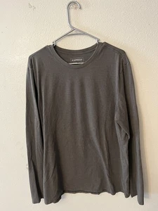 EXPRESS Slim Stretch Langarm Grau Herren Hemd XL - Bild 1 von 5
