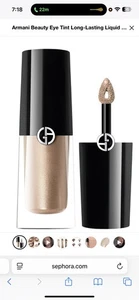 Armani Beauty Eye Tint Long-Lasting Liquid Eyeshadow 12S Shell Full Size - Picture 1 of 5