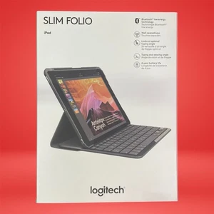 LOGITECH Slim Folio Bluetooth Tastatur Hülle für iPad (920-008617) - Bild 1 von 7