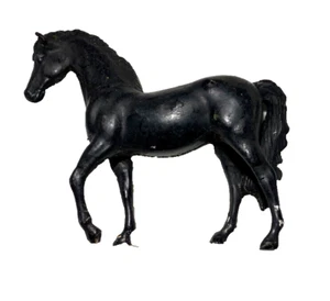 Vintage 1993 Marchon inc Miniature Plastic 3" Horse Black Toy Figurine - Bild 1 von 12