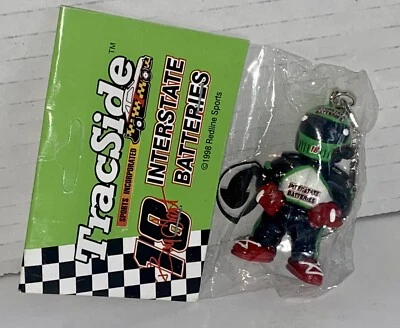 Vintage NASCAR Bobby LaBonte Interstate Batteries Keychain 1996 TracSide - Image 1 of 3