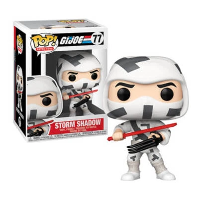¡GI Joe Storm Shadow V2 3.75" Funko Pop! Figura de juguete de vinilo altamente c - Imagen 1 de 3