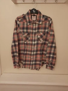Flannel Shirt DenimCo Women Regular Fit 100% Cotton - Picture 1 of 2