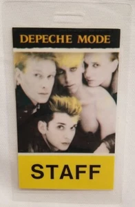 DEPECHE MODE - ORIGINAL CONCERT TOUR LAMINATE BACKSTAGE PASS - Picture 1 of 2