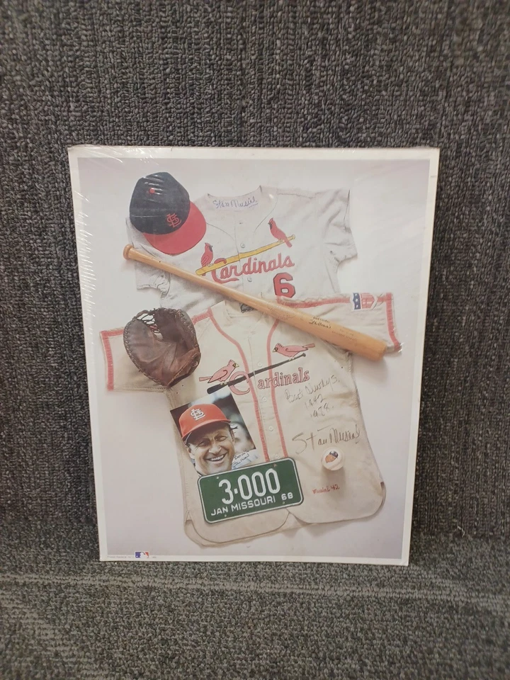 STAN "The Man" MUSIAL 1993 MLB 11 x 14  Poster Print Cardinals *Sealed* - Image 1 of 1