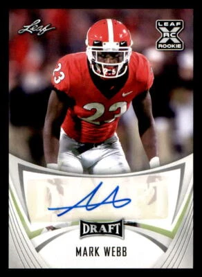2021 Leaf Draft AUTO #BAMW3 Mark Webb (ref 225484) - Image 1 of 2