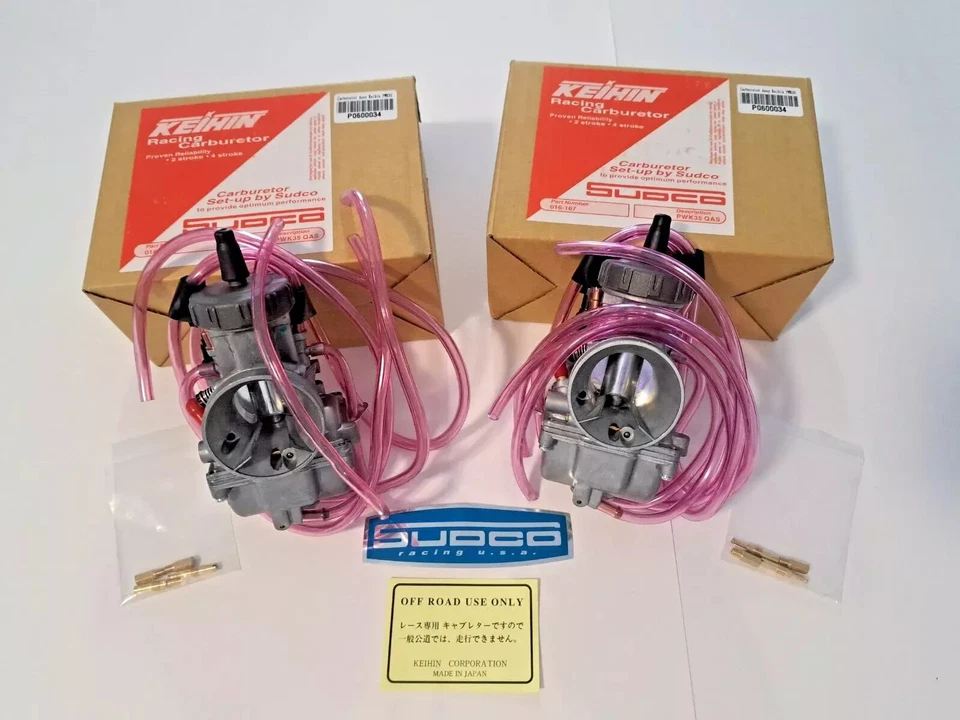 Пара карбюраторов Keihin Yamaha Banshee 350 35 мм PWK SUDCO - Изображение 1 из 1