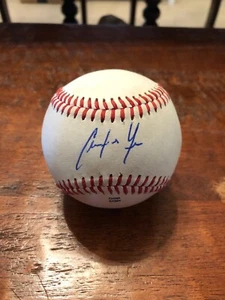 Christian Yelich Jose Fernandez Pre Rookie Signed Baseball PSA DNA Coa Marlins - Picture 1 of 9
