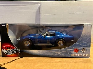 Coche fundido a presión Corvette 1969 Hot Wheels - escala 1:18 de Mattel #54574 (2001) - Imagen 1 de 8