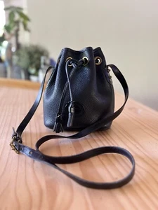 vintage dooney & bourke bucket leather small bag (See Pics For Details) - Picture 1 of 9